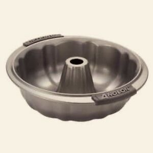 Anolon Advanced 9.5-Inch Nonstick Fluted Mold Bundt Baking Pan - Gray